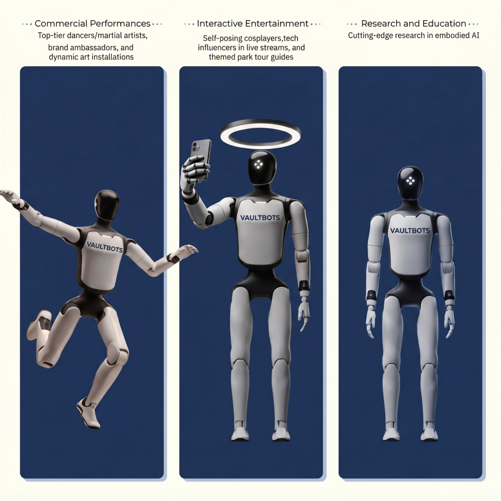 VaultBot A3 application categories